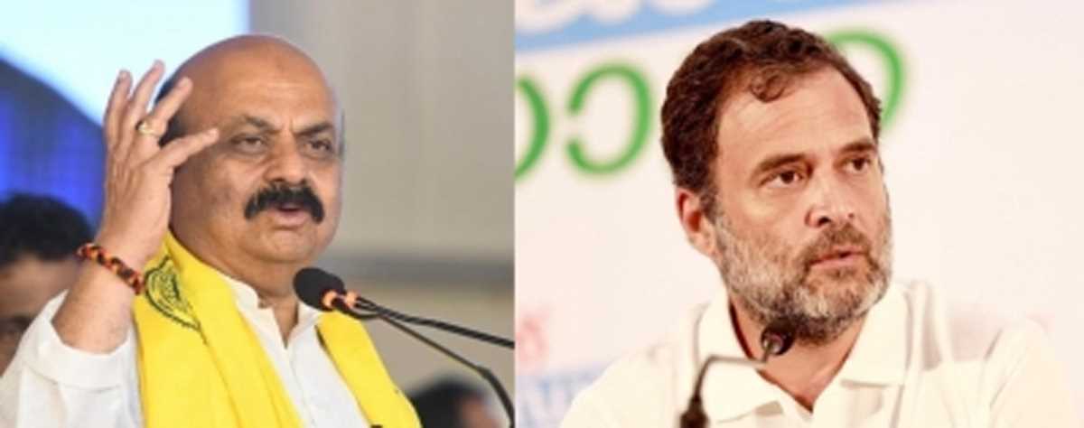 कांग्रेस ने फेल मिसाइल राहुल गांधी को फिर से किया लॉन्च : बसवराज बोम्मई